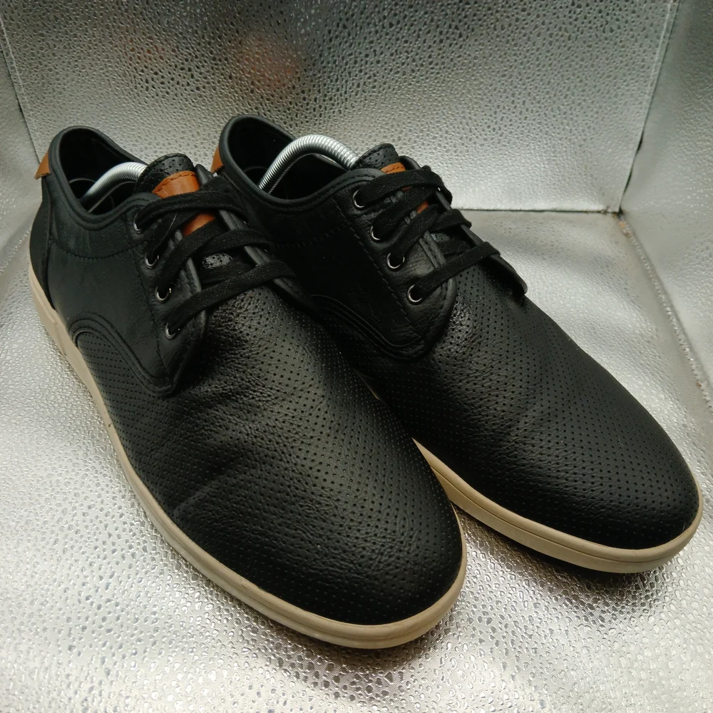 Steve Madden Black Flyerz Fashion Sneakers Lace Up Men's Size 10.5
